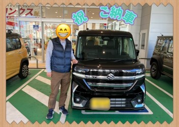 スペーシアカスタム　ご納車！！